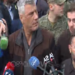 Tërmet derisa Thaçi ishte duke folur para mediave (video)