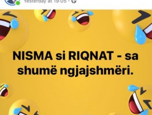 Kandidati i VV’së për deputet krahason NISMA’n me rriqrat