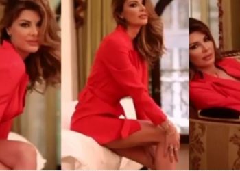 Angela  Martini, provokative nga dhoma e gjumit ( video)