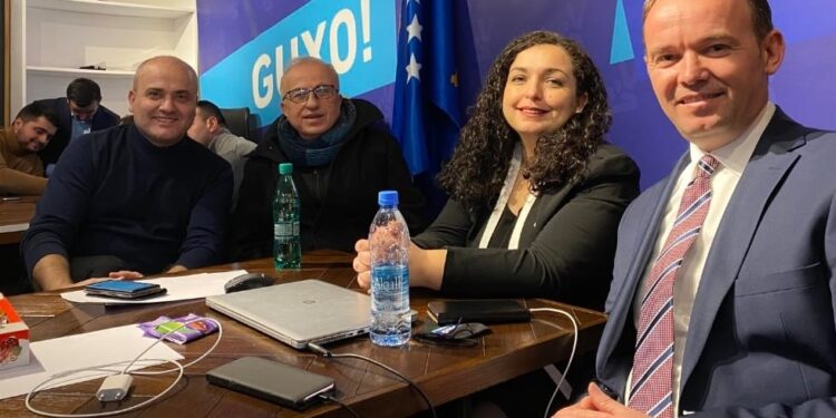 Vjosa Osmani shfaqet për herë të parë pas fitores së VV-së në zgjedhje