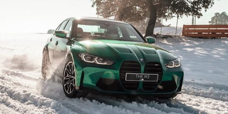 BMW M3 është gjithashtu një zgjedhje e shkëlqyer për dëborë