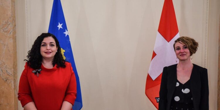 Osmani takohet me nënkryetaren e Këshillit Nacional të Zvicrës, tregon se çfarë diskutuan