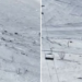 Një grup skiatorësh filmojnë një tufë ujqërish në bjeshkët e Bosnjës – bie në sy mënyra se ndiqnin “udhëheqësin e tyre”