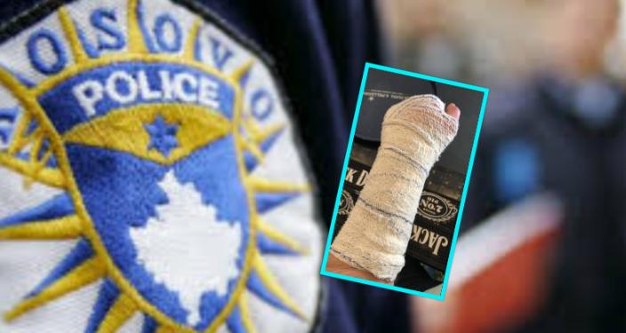 Polici ia theu dorën një të riut nga Prishtina (foto)