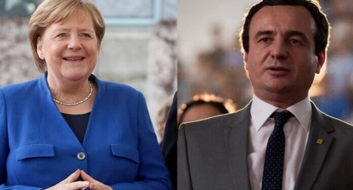 Merkel i shkruan letër Kurtit: Dialogu me Serbinë kërkon vëmendjen tuaj