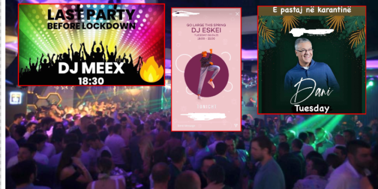 Lokalet shfrytëzojnë natën e fundit para mbylljes, organizojnë me të madhe ndeja me shumë të ftuar