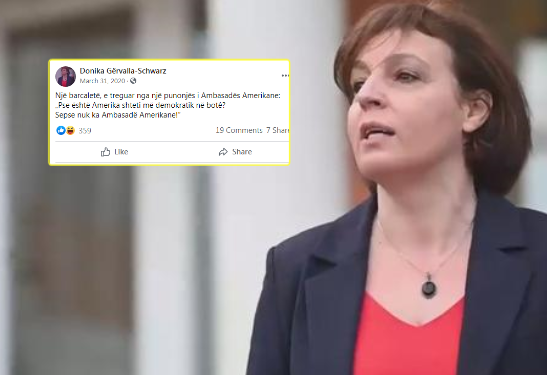 Gërvalla tallej me SHBA-në