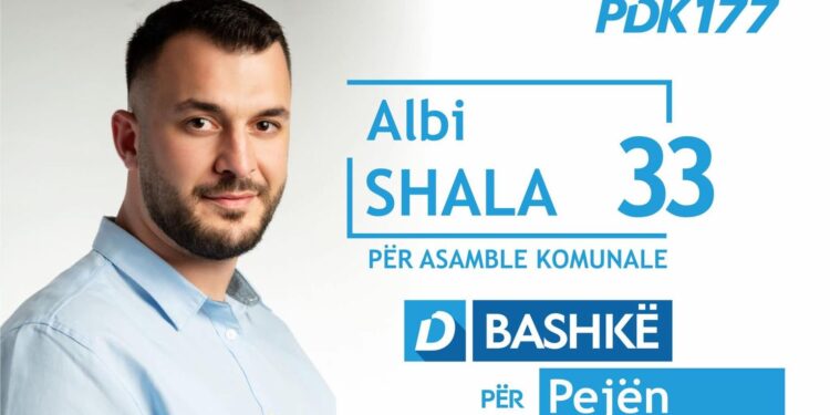 Albi Shala, do të jetë zëri i çdo të riu dhe votuesi në Kuvendin e Pejës