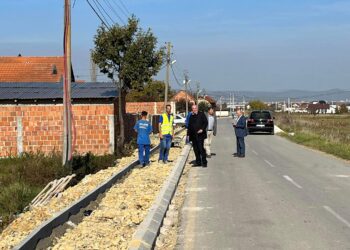 Kryetari Haliti vizitoi punimet përgjatë rrugës kryesore që Gërmovë-Goshicë