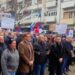 Serbet e Veriut të Kosovës në protestë edhe me flamur të Rusisë -FOTO