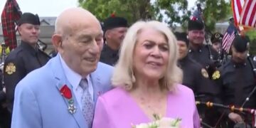Veterani 100-vjeçar martohet me nusen 96 vjeçe