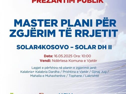 Termokos prezanton projektin Solar4Kosovo, për këto lagje të Prishtinës