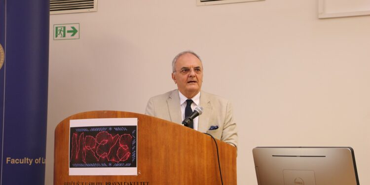 Ambasadori i Kosovës në Kroaci, Martin Berishaj mbajti një ligjëratë të fuqishme në Fakultetin Juridik