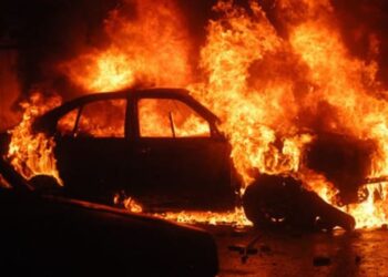 Aksident tragjik në Pavlan të Pejës digjet një burrë në veturë