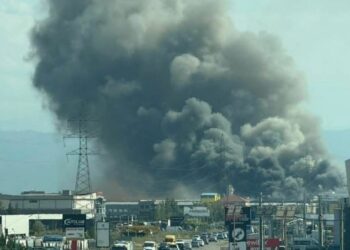 Zjarri i madh në Lipjan