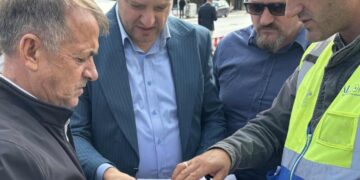 U.d. i KE, z.Bllaca inspektoi punimet për zgjerimin e rrjetit të ngrohjes