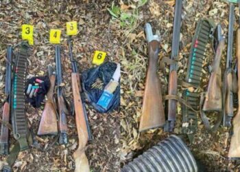 Në Zveçan, gjenden armë të fshehura në një gyp në pyll