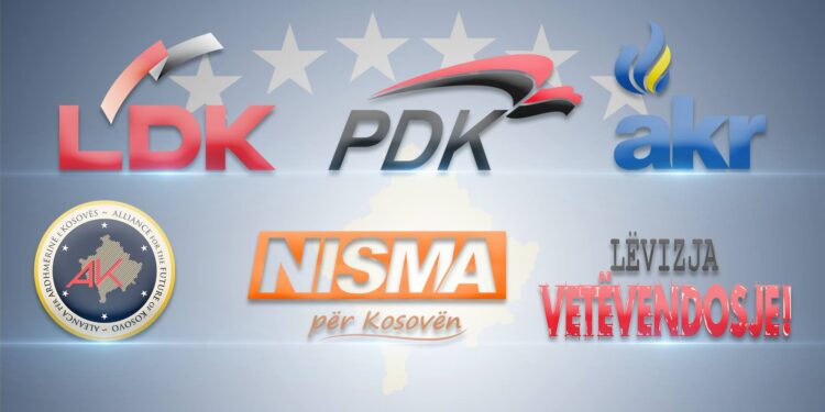 LVV garon si koalicon me tri parti, kurse PDK,LDK, AAK e NISMA, të vetme në zgjedhje