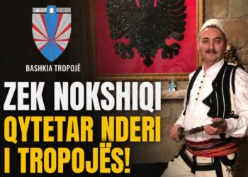 Zek Nokshiqi, shpallet qyetetar nderi nga Komuna e “Bajram Currit”